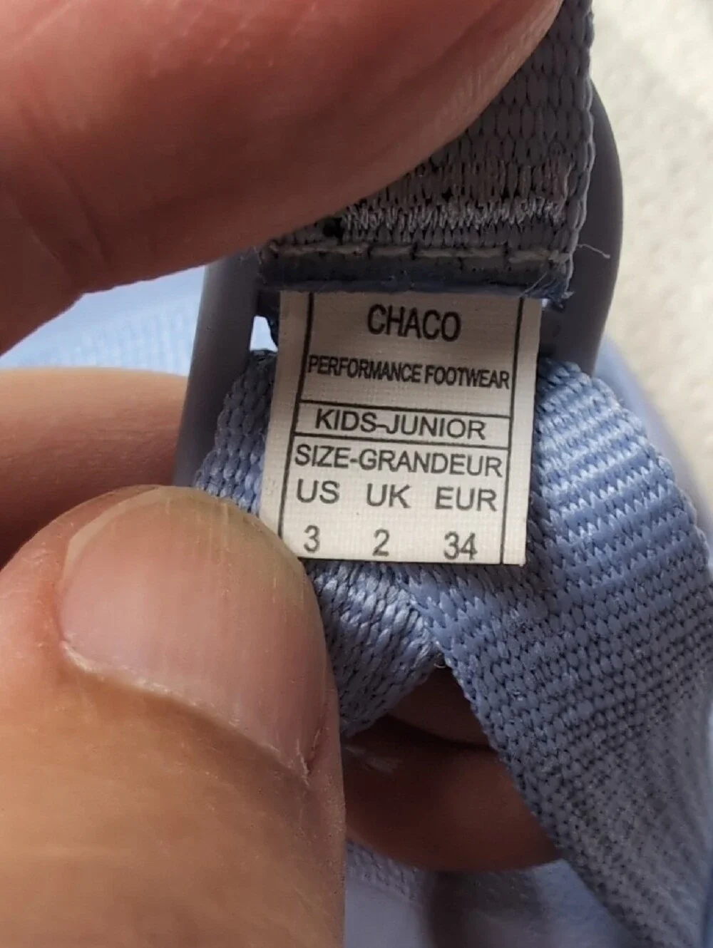 Chacos Chillos Sport Periwinkle Kids